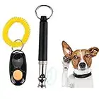 SEGMINISMART Fischietto per Cani,Fischietto Ultrasuoni per Cani,Clicker e Fischietto per Cani,Fischietto Professionale ad Ultrasuoni per Controllo Richiamo e Abbaiare (Nero)