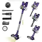 UMLo Cordless Vacuum Cleaner, 400W Stick Vacuum with 28Kpa Powerful Suction, Smart Induction Auto-Adjustment, 55min Runtime,6 in 1 Lightweight Vacuum with LED Display for Carpet Hard Floor Pet Hair-S9