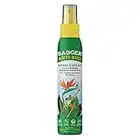 Badger Bug Spray, Organic Deet Free Mosquito Repellent with Citronella & Lemongrass, Natural Bug Spray for People, Family Friendly Bug Repellent, 4 fl oz