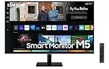 Samsung S27BM500 Monitor de 27" Full HD (1920 x 1080, VA, Smart TV, HDMI, Bluetooth, AirPlay, WiFi, Office 365, 16:9, 60Hz, Dex Inalámbrico, Altavoces Integrados, Hub IoT), negro