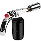 Krodrch POWERFUL Kitchen Cooking Torch - Sous Vide Charcoal Lighter Propane Culinary Grilling Campfire Starter for BBQ Grill Searing Steak & Creme Brulee Fire Flame Burner Charcoal,Red