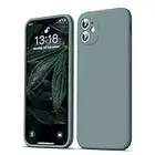 GOODVISH Hülle Kompatibel mit iPhone 11 | Ultra dünn Liquid Silicone Hülle | Kameraschutz und Bildschirmschutz | 360° Voll abgedeckte stoßfeste Handyhülle für iPhone 11-6,1 Zoll | Grün