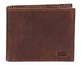 Levi's Men's RFID Blocking Passcase Wallet, Jenner Brown, One Size