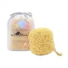 myHomeBody Premium Bath Sponge, Foam Loofah Sponge, Body Sponge for Shower - Large Size, Lots of Lather, Curvy, 3 Pack