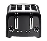 Dualit 46205 4 Slot Lite Toaster in Black Finish