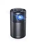 Anker NEBULA Capsule, Smart Wi-Fi Mini Projector, 100 ANSI Lumen Portable Projector, 360° Speaker, Movie Projector, 100 Inch Picture, 4Hr Video Playtime for Inside and Outside, Watch Anywhere