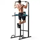 Power Tower Tour de Musculation Multifonctions Barre de Traction Station de Trempage D'entraînement de Tour de Puissance Ajustable Dips Station Chin Up Bar Home Fitness énergie Tour Trempette Station