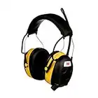 3M Safety Worktunes Hearing Protection with AM/FM Radio, Noise Cancelling, NRR 24 dB (90541), Wired, 1 size