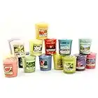 12 Official Yankee Candle Mini Votive Samplers Assorted Spring Summer Fragrances