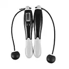 Muross Cordless Electronic Skipping,Rope Gym Fitness Smart Jump Rope Digital Counting Speed Counter