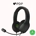 PDP Gaming LVL40 Stereo Headset with Mic for Xbox One, Series X|S - PC, iPad, Mac, Laptop Compatible - Noise Cancelling Microphone, Lightweight, Soft Comfort On Ear Headphones, 3.5 mm Jack - Black