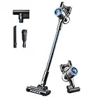 Eureka AK10 Lightweight Cordless Stick Vacuum Cleaner 26KPa,450W Powerful BLDC Motor Wireless Vacuum Cleaner for Multi Flooring Deep Clean, Up to 60 Mins Runtime Detachable Battery with LED Display