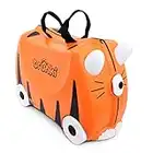 Trunki Valise à Roulettes pour Enfants et Bagages à Main pour Enfants : Valise à Roulettes Tipu Tigre (Orange)