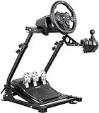 Dishot Racing Wheel Stand (2022 aktualisierte Version) Pro Schalthebel H?henverstellbarer Fahrsimulator Cockpit kompatibel mit Logitech G25 G27 G29 G920 T300RS T500 T3PA TGT FANATEC Gaming Cockpit