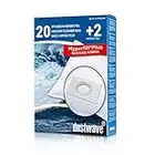 Dustwave® Megapack Lot de 20 sacs d'aspirateur pour aspirateur FAR Cyrius SC 3201 H/ 500 529600 Sacs d'aspirateur fabriqués en Allemagne + micro filtre