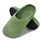 Hidarch Orthotic Slippers For Men And Women, with Arch Support for Plantar Fasciitis Pain Relief, Comfortable Orthopedic Clog with Non-Slip on Home Shoes (12 wide men/14 wide women, Olive)