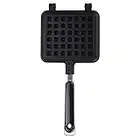 OFKPO Non-Stick Doppia Waffle Maker Waffle Stampo, Stampi per Biscotti, Uso del Fuoco Macchina per Waffle Piastra