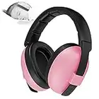 YANKUIRUI Ear Defenders Baby Noise cancelling headphones For Age 0 To 3 Years Toddlers at Plane, Firework, Concert, Cinema Pink