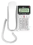 BT Decor 2600 Corded Phone with Advanced Call Blocker (Renewed)