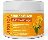 QKnatur - ARNICA MONTANA CREME GEL - Aide à soulager et apaiser les inconforts musculaires et articulaires - Teneur élevée en Arnica, Calendula, Extrait d'hamamélis - Massage (300 ml)