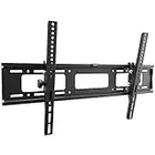 RICOO Supporto TV parete R07 Inclinabile Fisso Piatto Televisore 37-80" (94-203 cm) Staffa universale Televisione LED/Curvo VESA 300 x 200-600 x 400