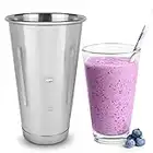 EHOMEA2Z Malt Cup Crème glacée en Acier Inoxydable Milkshake de qualité Commerciale 30 oz (1)