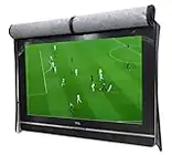 A1Cover Outdoor 55" TV Set Cover,Scratch Resistant Liner Protect LED Screen Best-Compatible with Standard Mounts and Stands (Black) …