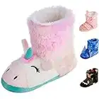 Totes Kids' Boot Slippers, Unicorn