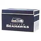 Franklin Sports Seattle Seahawks NFL Storage Footlocker Bin - Large Folding Organizer Container - NFL Office, Bedroom + Living Room Décor - 26" x 16"