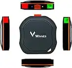 Winnes Small GPS Tracker Unlimited Range Real-time Location Track and Activity Monitor for Kids and Dogs 50g Lightweight Waterproof Pet Tracker Personal Tracker Without Subscription