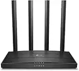 TP-Link AC1200 Gigabit WiFi Router (Archer A6) - Dual Band MU-MIMO Wireless Internet Router, 4 x Antennas, OneMesh and AP mode, Long Range Coverage