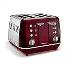 Morphy Richards Evoke Special Edition Red 4 Slice Toaster 240111