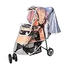 RYANRAIN Habillage Pluie pour Poussette, Universel Couverture De Pluie pour Poussette Animal De Compagnie Poussette Chien Buggy Landau Voyage La Météo