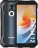 DOOGEE S61 Telephone Portable Incassable 4G, 64GB ROM+6GB RAM, 20MP Caméra, 6.0" HD+, 5180mAh/10W, Android 12 Octa Core Smartphone Incassable, Dual SIM/Face ID/NFC/GPS/IP68-AG Frost