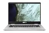 ASUS Chromebook Z1400CN-BV0306 - Ordenador Portátil de 14" (Celeron N3350, 4GB RAM, 32GB eMMC, HD Graphics 500, Chrome OS) Plata