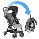 Evenflo GOLD Otto Self-Folding Stroller, Baby Carriage, Lightweight Compact, Gravity Fold, Automatic, Fits Infant Car Seat, Carriages, Light Travel Strollers