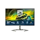 Philips Gaming 32M1N5800A 32 Pouces 4K Moniteur 144Hz, 1ms GTG, IPS, Smart Image HDR, Haut-parleurs, Hauteur réglable, USB Hub (3840 x 2160 @ 144Hz, HDR 400, HDMI 2.1 / DP 1.4 / USB 3.2)