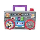 Fisher-Price - Ridi & Impara Stereo Baby DJ - Edizione multilingue, gioco attività musicale con contenuti didattici per neonati e bambini piccoli, Giocattolo per Bambini 6+ Mesi, HHX10