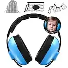 Baby Ear Protection Noise Cancelling Headphones by Kiki Babies, Ear Muffs for Infants & Newborns Noise Reduction Include Travel Wipes Cover and Bag - Shower Gift Set