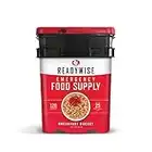 ReadyWise, 120 Servings, Breakfast Only, 4 Different Recipies, Grab & Go Bucket, Freeze Dried, 25 Years Shelf Life, Emergency Food