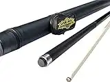 Champion Dragon Pool Cue Stick with Predator Uniloc Joint, Low Deflection Shaft, Black or White case, Retail Price: $295.55 (11.75mm, Black cue 19oz with a Black case)