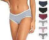 Crosshatch Women Cotton Multipack Full Briefs Soft Panties Pack of 6 (12, Ariella)