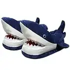 Friendly House Animal Whale Shark Slippers for Women and Men (8-11 M US Men, Shark)