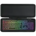 co2CREA Custodia rigida da viaggio per Razer Cynosa V2 /Cynosa Chroma/BlackWidow V3 Pro/Huntman Elite/Ornata V2 /Huntman V2 Meccanical Gaming Tastatur (solo scatola)