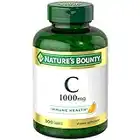Nature's Bounty Vitamin C Caplets, 1000 mg Supplement, 300 Count