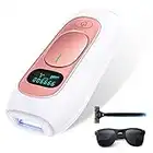 IPL Hair Removal for Women and Men, New Upgraded 999,900 Flashes Permanent Laser Hair Removal Device on Facial Legs Arms Armpits Body, At-Home Use