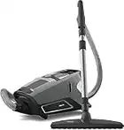 Miele Blizzard CX1 Parquet XL - Aspirador sin bolsa con cepillo universal EcoTeq Plus para un aspiración de bajo consumo con una potencia de calidad, color obsidian black