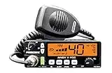 President ANDY II FCC CB Radio with 40 Channels AM, Multi-functions LCD Display, Volume Adjustment and ON/OFF, Weather Channel/Alert, Scan, USB Port, Front Microphone Plug, 12/24V