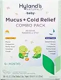 Hyland’s Naturals Baby Mucus and Cold Relief, Day & Night Value Pack, Infant And Baby Cold Medicine, Decongestant And Cough Relief, 8 Fl Oz