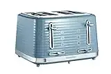 Daewoo Hive 4 Slice Toaster with Electronic Browning Control and Cancel/Reheat/Defrost Functions, Auto/Manual Switch Off and Anti-Jam Mechanism, Slide Out Crumb Tray and LED Light Indicator- Grey